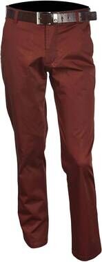 NEW INSERCH men's cotton chino in burgundy
